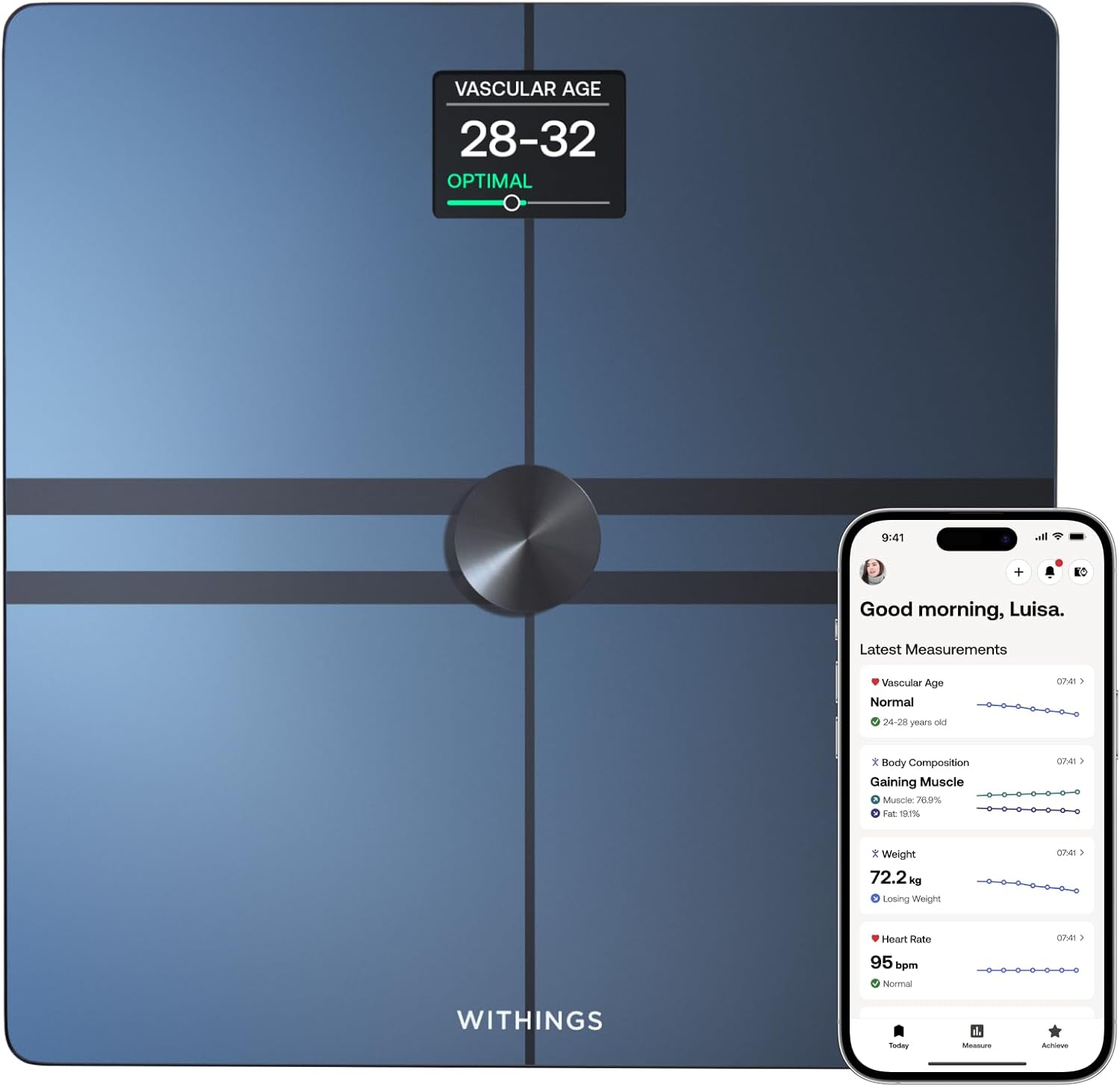 Digital Body Weight Scale - WITHINGS Body Comp - Scale for