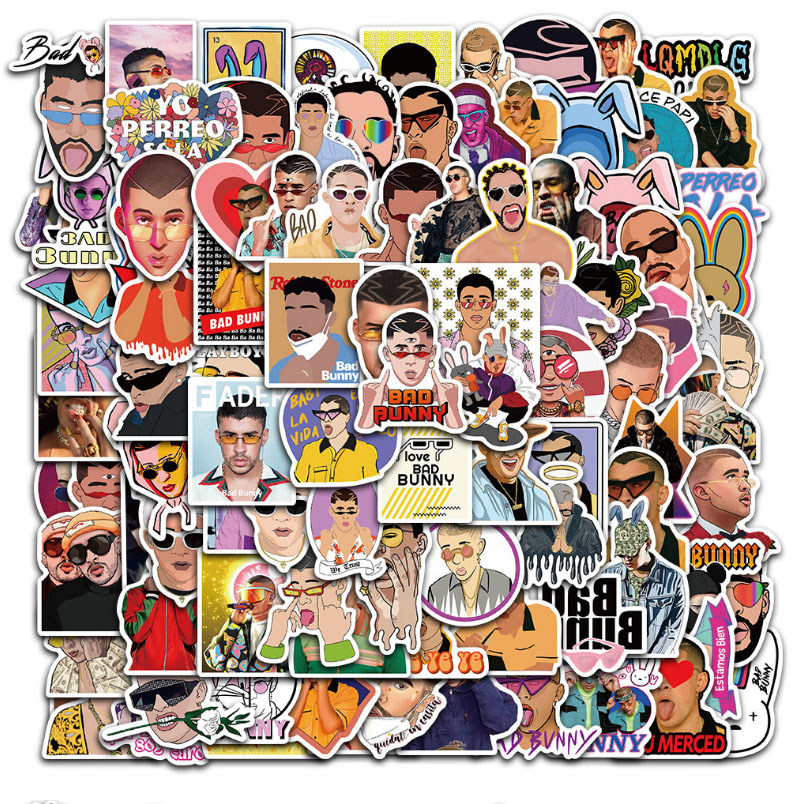 Fitness Journal Planner - 10/30/50/100pcs Puerto Rican Singer Bad Bunny