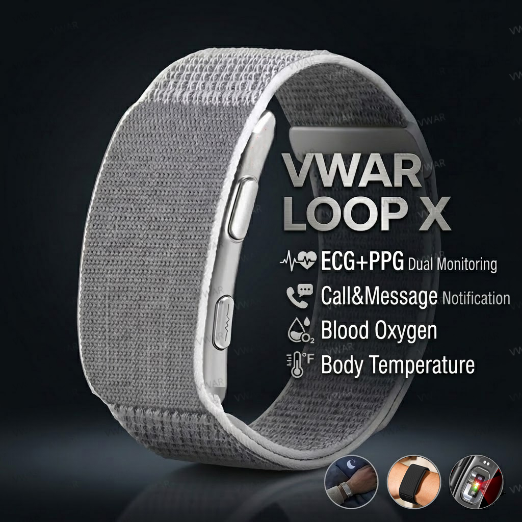 VWAR Loop X ECG Smart Bracelet - Xbody Health & Wellness Wayne Nj incelemesi ve fiyatı