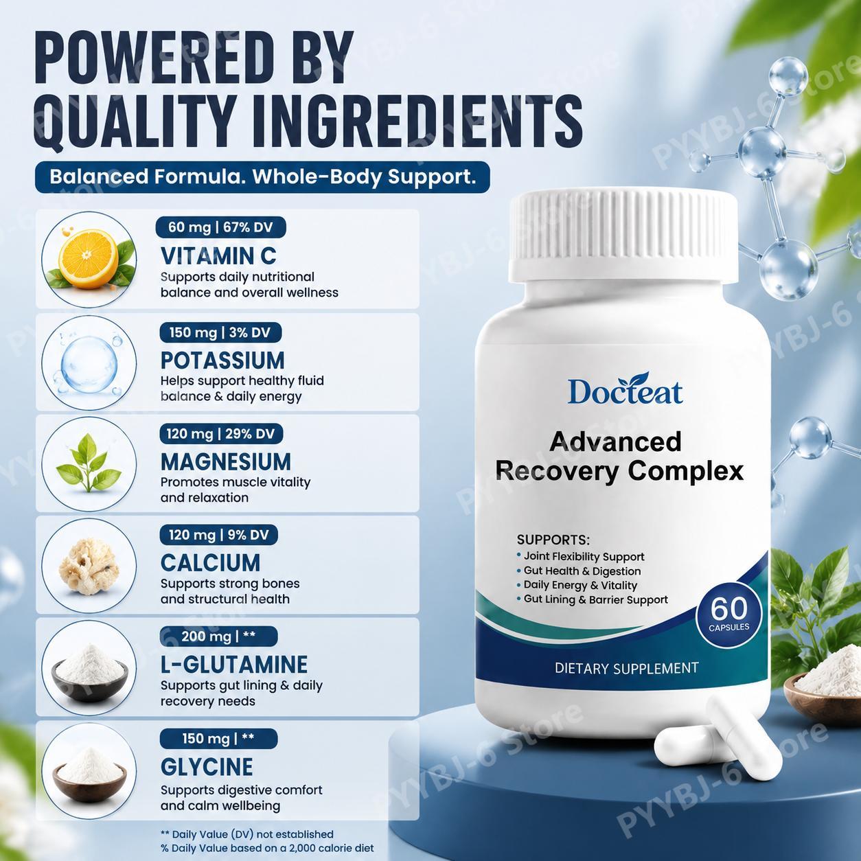 Advanced Recovery Complex 60 C - Health With Wellness incelemesi ve fiyatı
