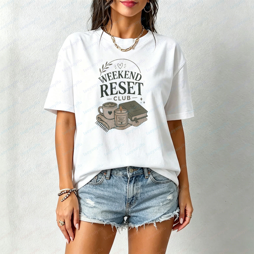 Weekend Reset Club T-Shirt Sel - Your Health Wellness incelemesi ve fiyatı