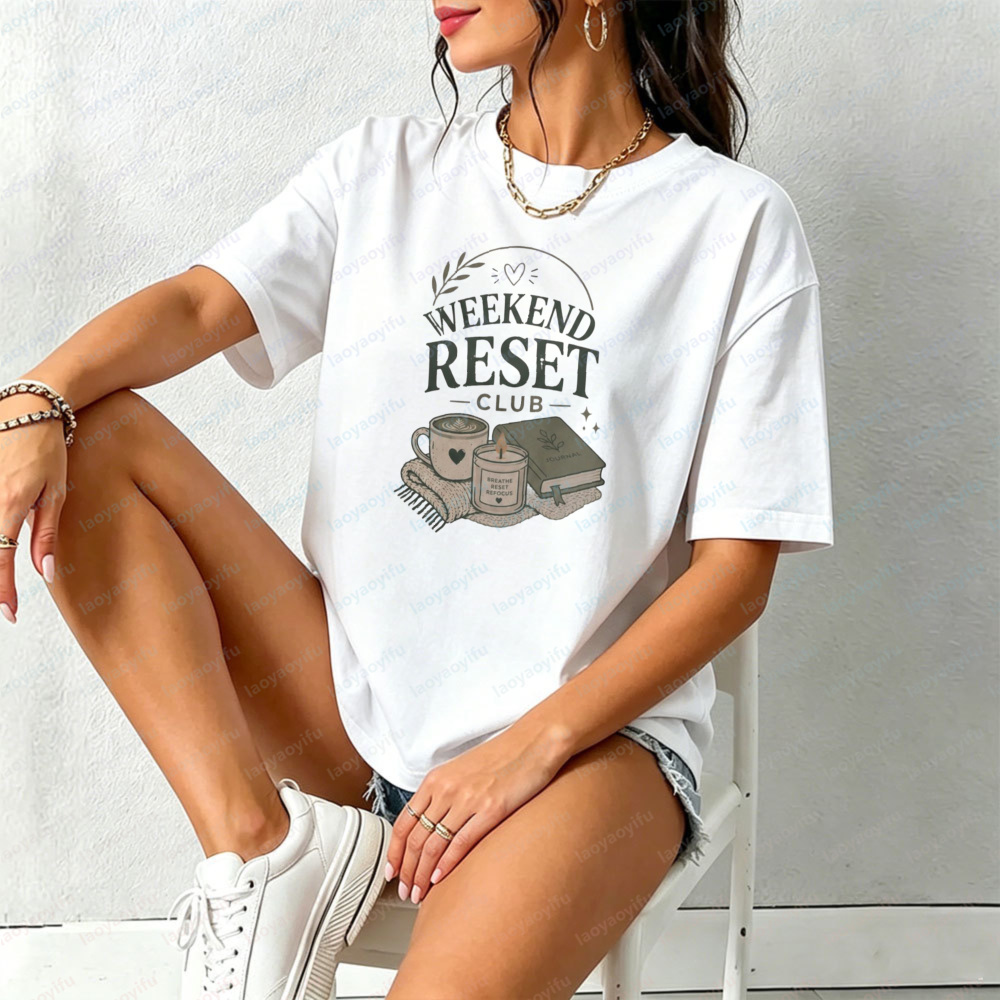 Weekend Reset Club T-Shirt Sel - Your Health Wellness incelemesi ve fiyatı