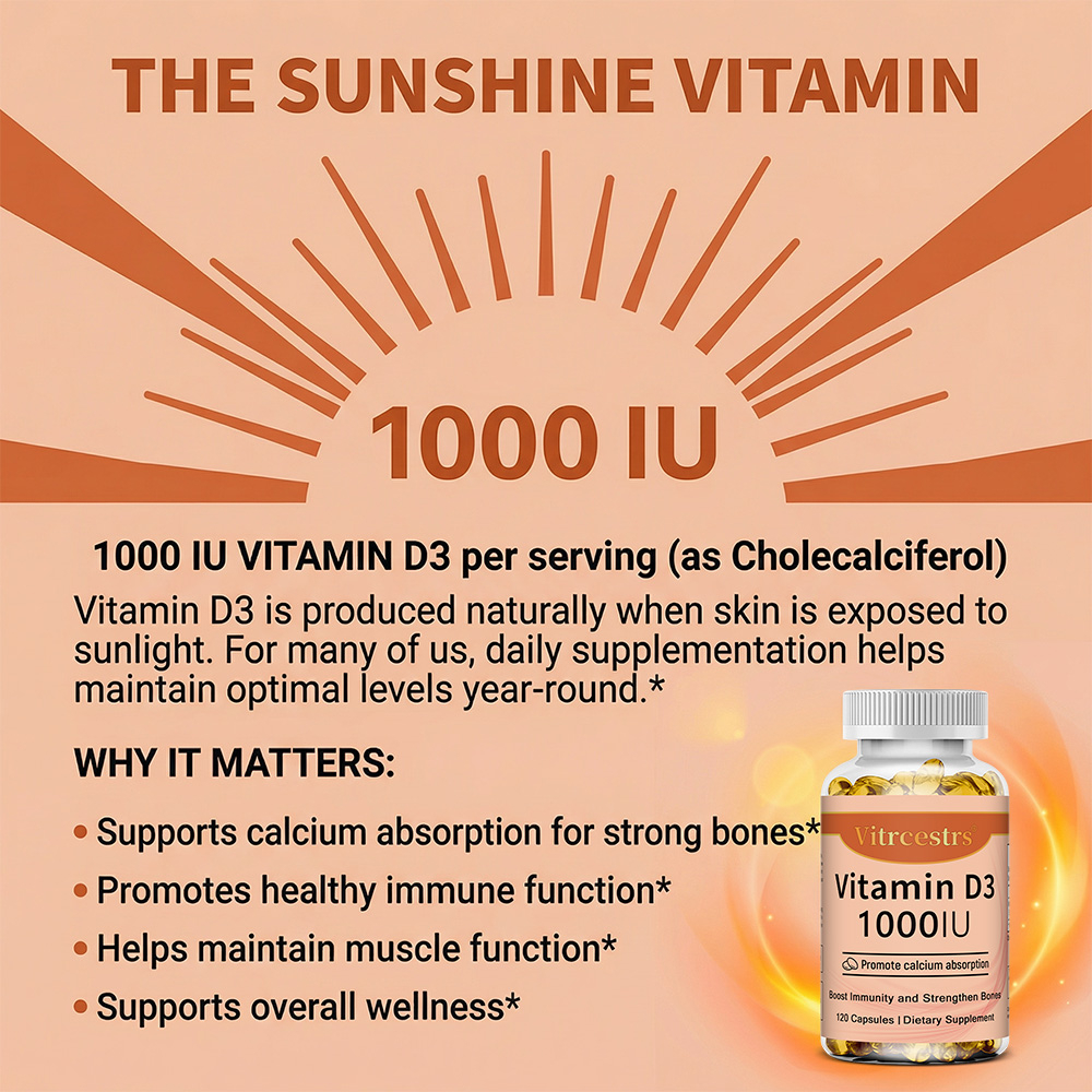 Vitamin D3 1000 IU Capsules, S - Health With Wellness incelemesi ve fiyatı