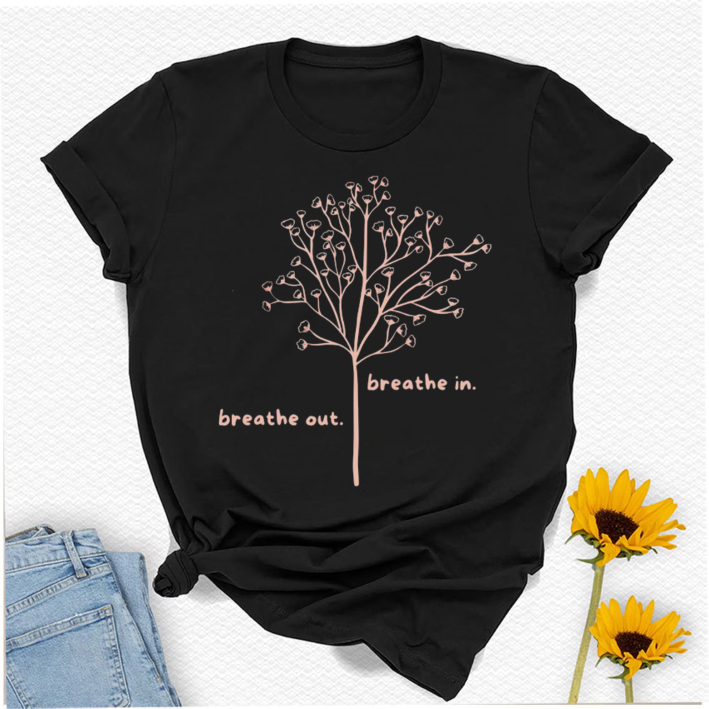 Breathe in Breathe Out T-Shirt - Your Health Wellness incelemesi ve fiyatı
