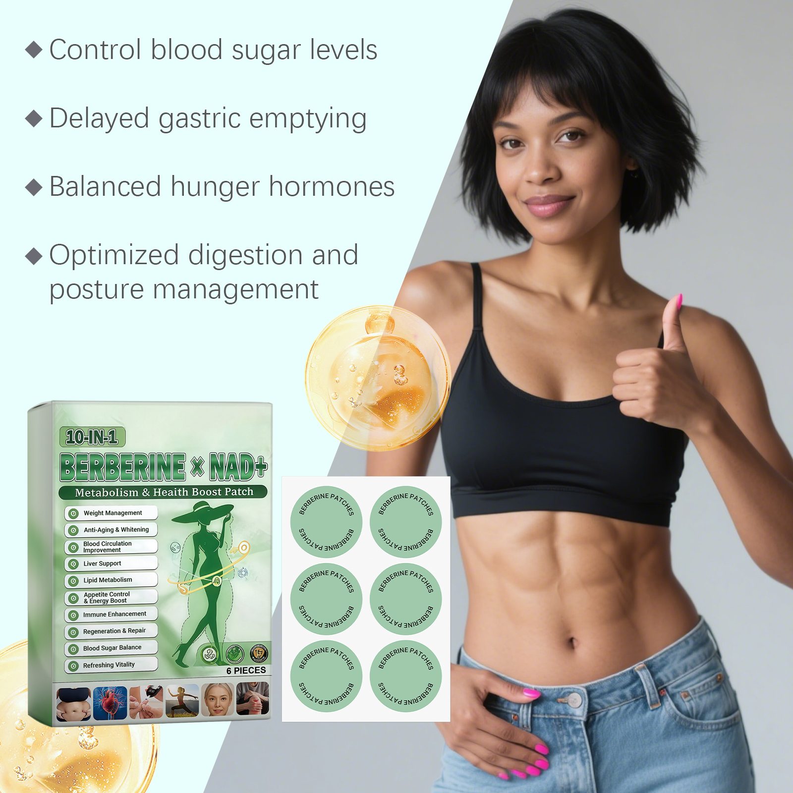6pcs Berberine X Nad + Weight  - Xbody Health & Wellness Wayne Nj incelemesi ve fiyatı