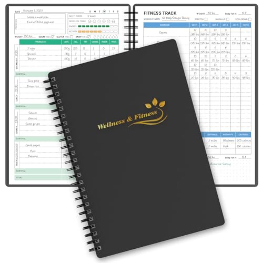 Wellness Planner and Fitness L - Health Wellness Journal Weight Loss incelemesi ve fiyatı
