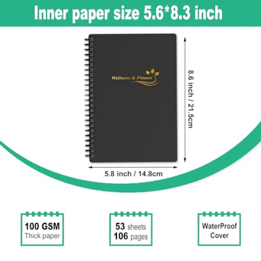 Wellness Planner and Fitness L - Health Wellness Journal Weight Loss incelemesi ve fiyatı