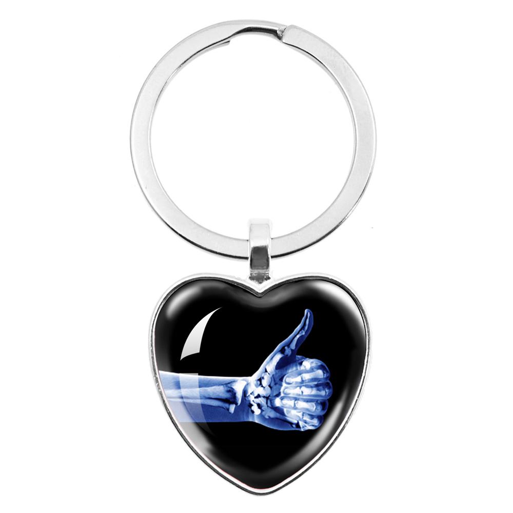 X-ray Film Peach Heart Keychai - Xbody Health & Wellness Wayne Nj incelemesi ve fiyatı