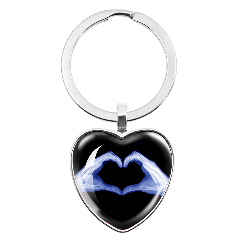 X-ray Film Peach Heart Keychai - Xbody Health & Wellness Wayne Nj incelemesi ve fiyatı