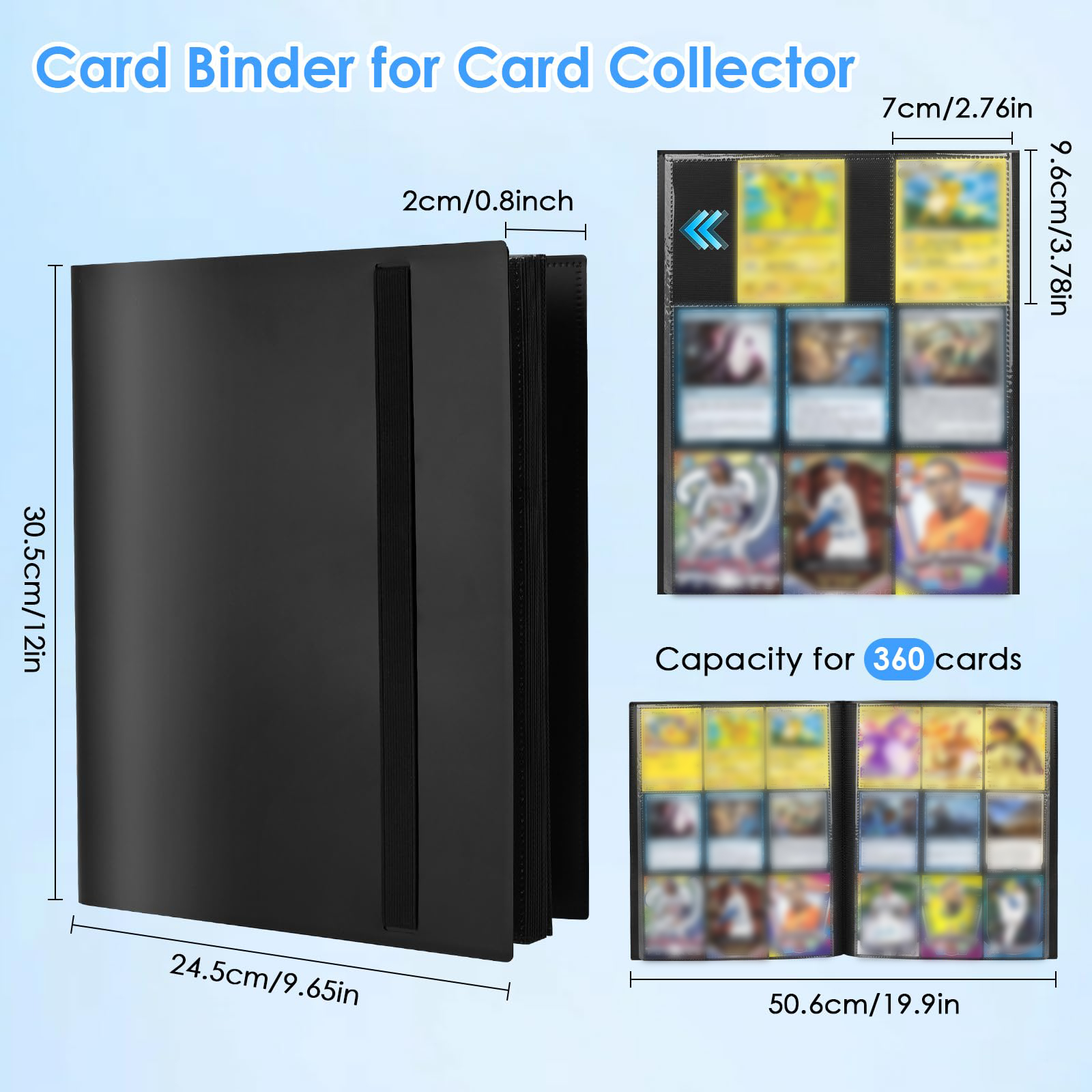 9-Pocket Card Binder (360 Card - Fitness Journal Planner incelemesi ve fiyatı