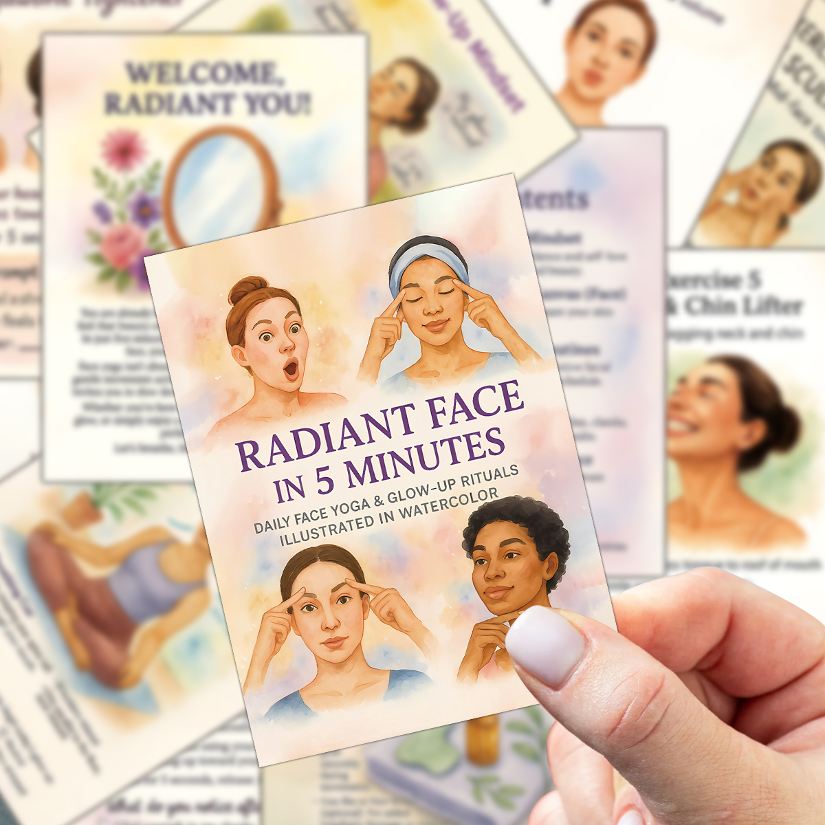 24pcs Radiant Face Yoga Cards, - Health Within Wellness Center incelemesi ve fiyatı