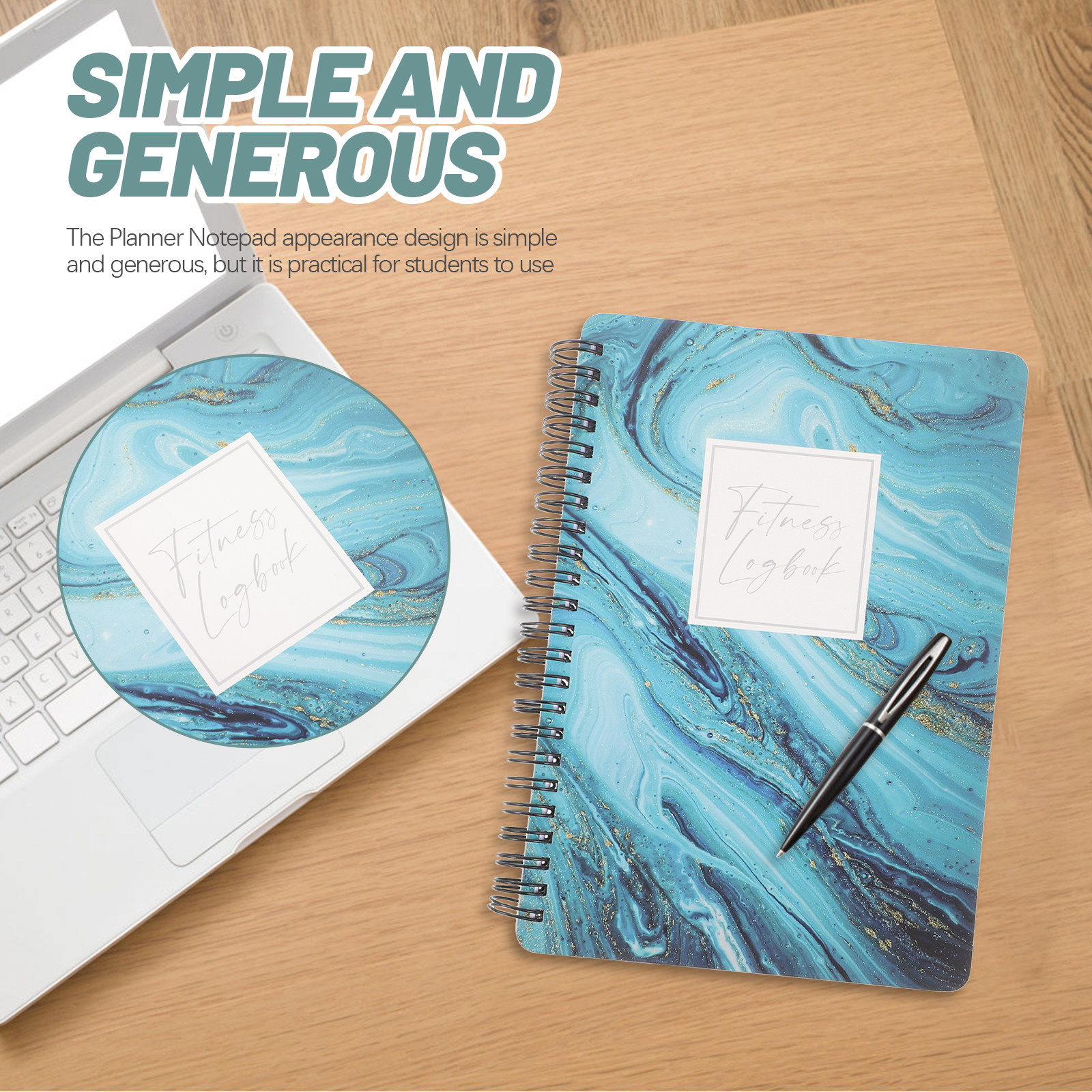 Fitness Journal Spiral Bound W - Fitness Journal Planner incelemesi ve fiyatı