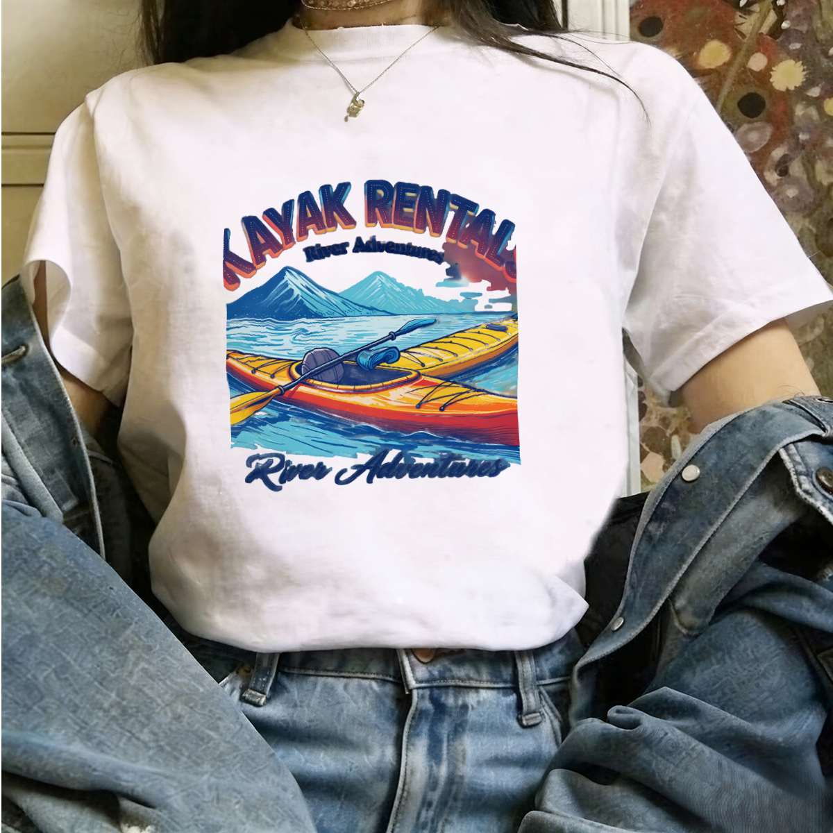 T Shirts Indoor Pool Boat Neck - Your Health Wellness incelemesi ve fiyatı