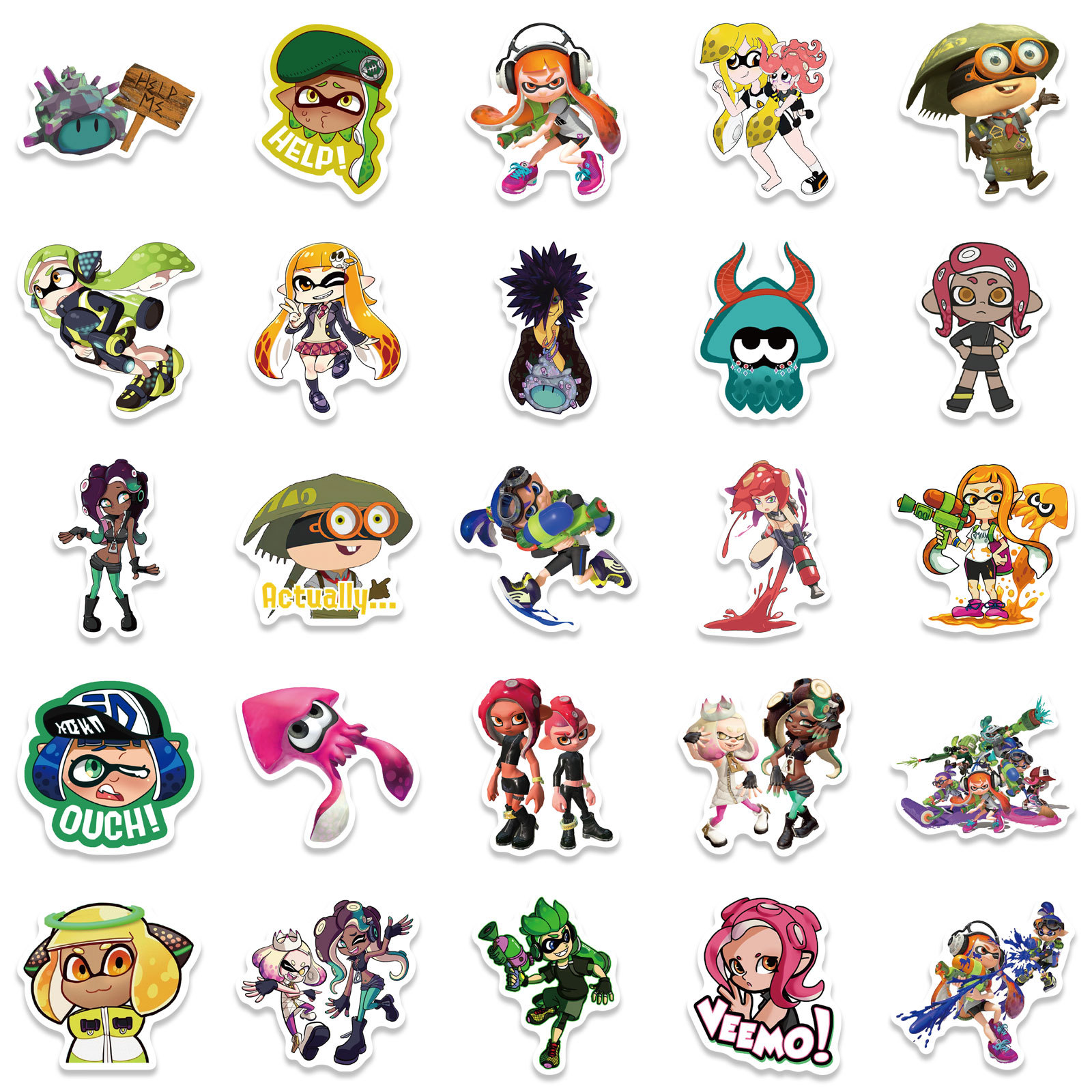 10/30/50pcs  Game Splatoon  Sk - Fitness Journal Planner incelemesi ve fiyatı
