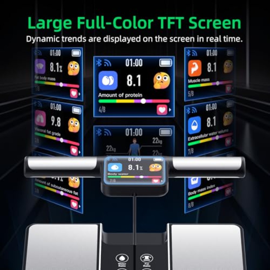 Smart Scale for Home Gym: 8-el - Digital Body Weight Scale incelemesi ve fiyatı