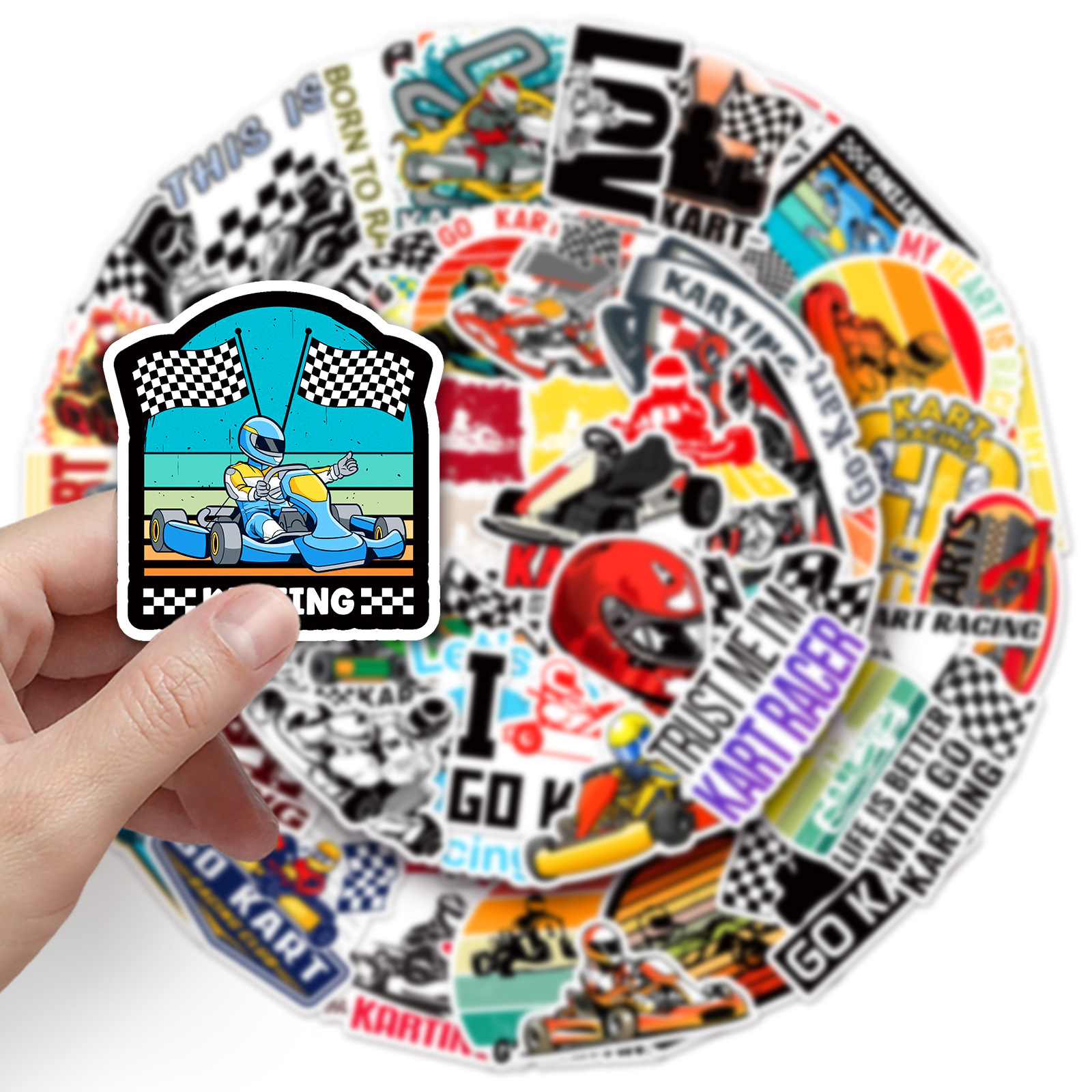 50PCS KARTING Racing Sports Wa - Fitness Journal Planner incelemesi ve fiyatı