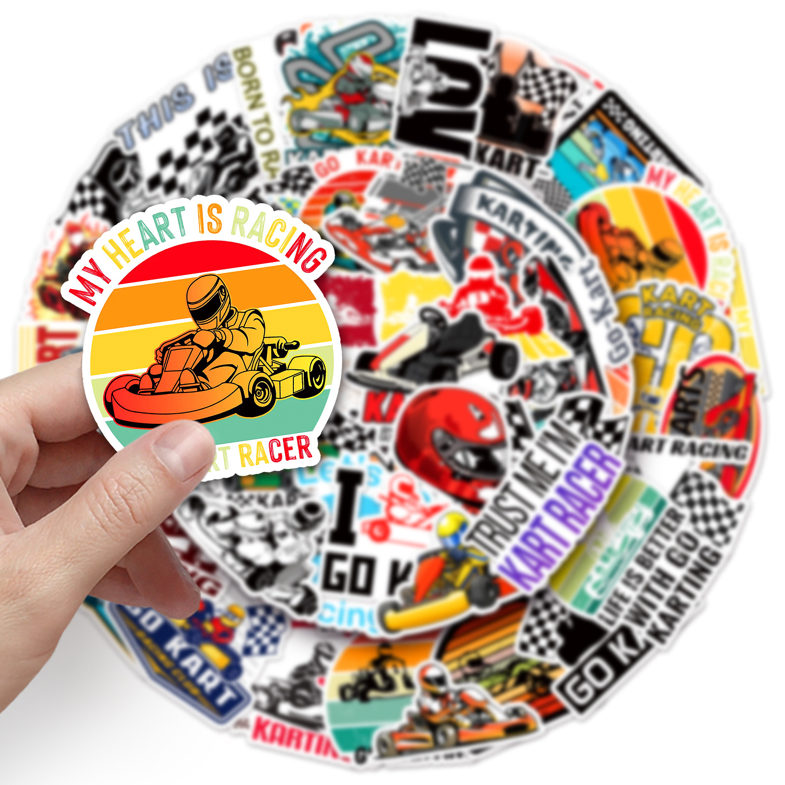 50PCS KARTING Racing Sports Wa - Fitness Journal Planner incelemesi ve fiyatı