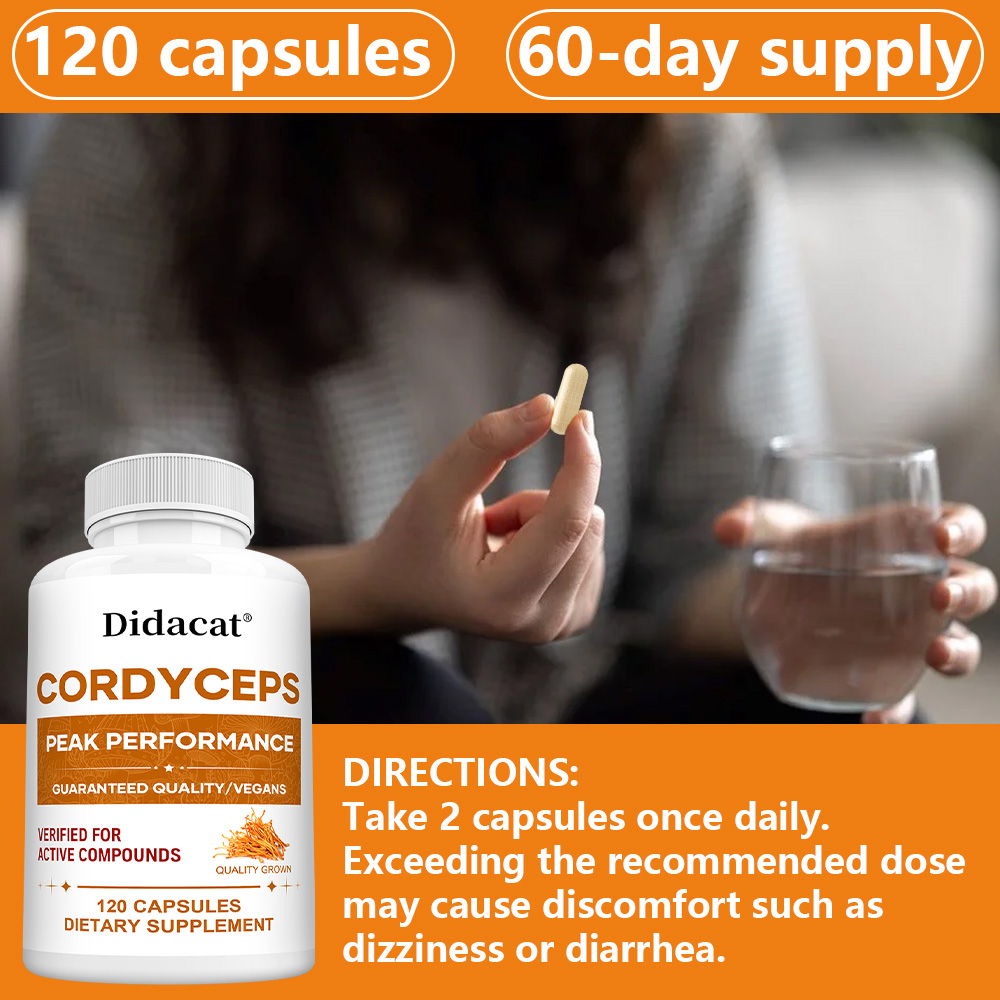 Cordyceps Mushroom Capsules 10 - Health With Wellness incelemesi ve fiyatı