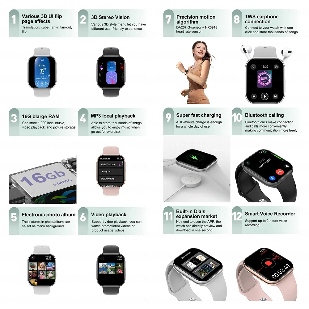 New DT Watch X Mini Smart Watc - Xbody Health & Wellness Wayne Nj incelemesi ve fiyatı