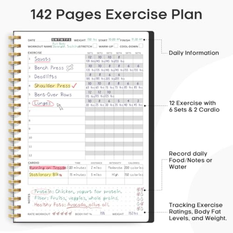 Fitness Workout Journal for Wo - Fitness Journal Planner incelemesi ve fiyatı