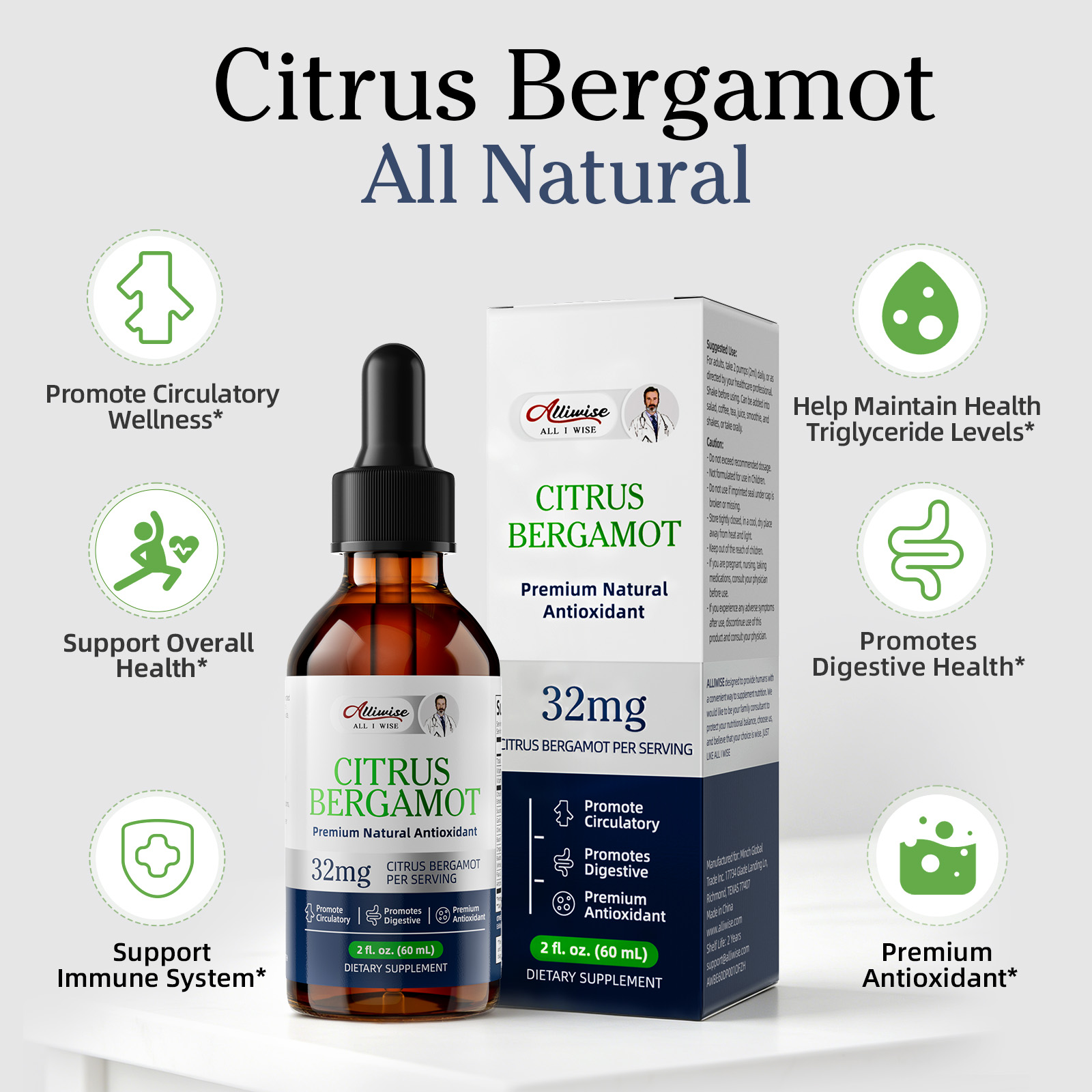 Premium Citrus Bergamout  Drop - Health With Wellness incelemesi ve fiyatı